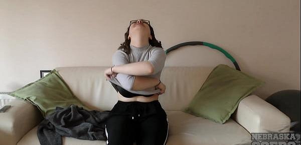 18yo marija casting she only gets topless but she has huge teen tits